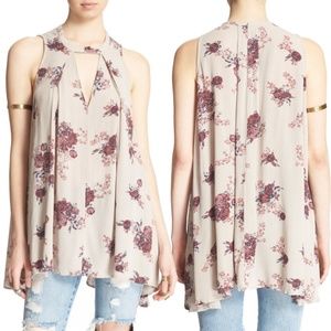 Free People Tunic Top Floral - XS